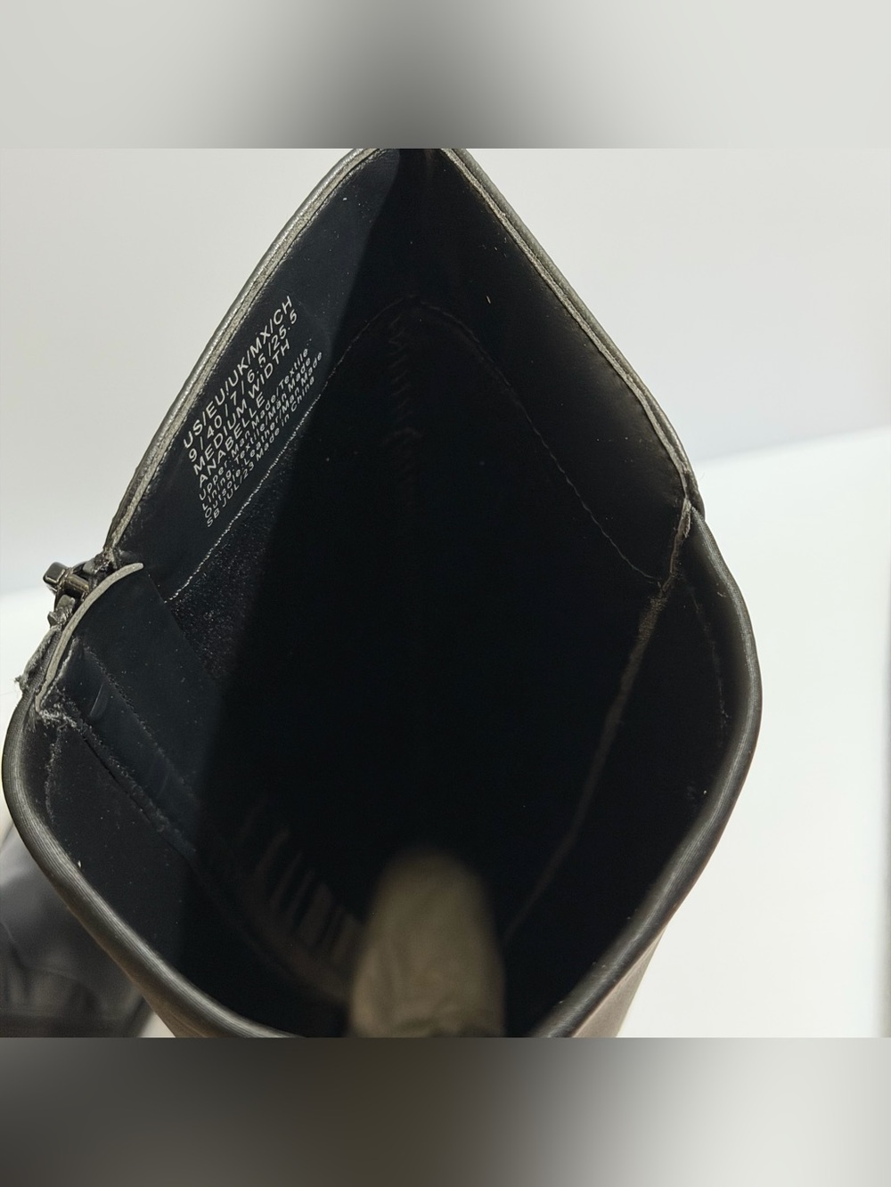 Kenneth Cole Reaction Anabelle Tall Riding Boots Black 9 w/ Box - Picture 11 of 14